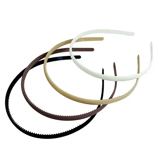 Ободок для волос La-beauty 0203-785 матовый, узкий 12 штук - фото 1