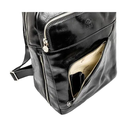 Кожаный мужской рюкзак Time Resistance 43х30х20 см sum0028458 - фото 6