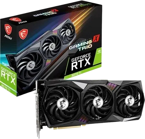 Видеокарта GeForce RTX 3070 8GB MSI Gaming Trio (RTX 3070 GAMING TRIO) Б/У