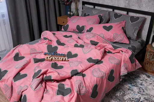 Пододеяльник Moon&Star Бязь Gold Люкс Love Полуторный 143x210 см - фото 5