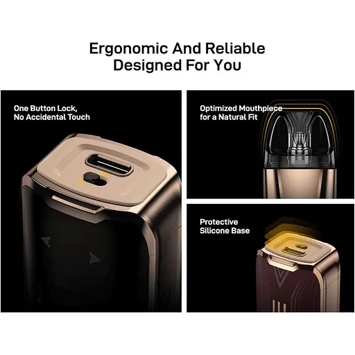 Под-система Vaporesso LUXE XR Max 2 80W Pod 3200mAh 5ml електронна сигарета Kit Silver (18824) - фото 3