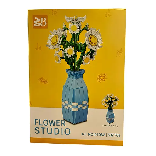 Конструктор Flower Studio Ромашки у вазі на 537 деталей (9106A) - фото 3