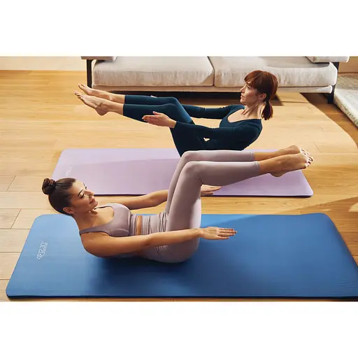 Коврик (мат) спортивный 4FIZJO NBR 1 см для йоги и фитнеса Violet 4FJ0016 (P-5907222931530) - фото 6