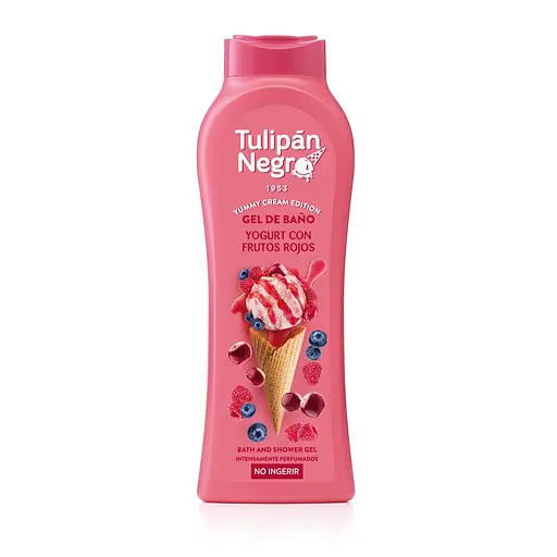 Гель для душа Yummy Cream Ягодный йогурт Tulipan Negro 650 мл - фото 1