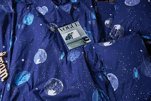 Набір наволочок Moon&Star Бязь Gold Люкс Planets 60х60 см 2 шт - фото 3