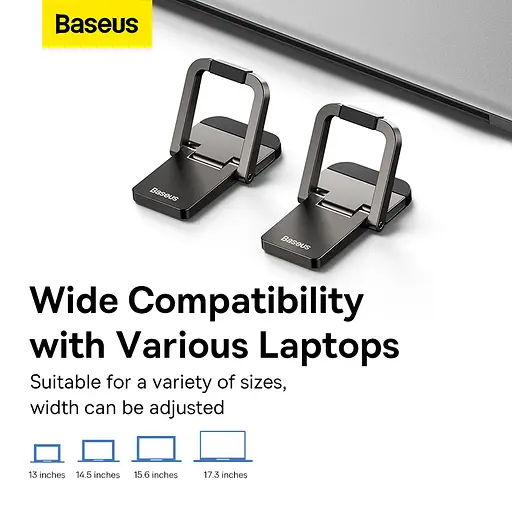 Підставка для ноутбука Baseus Slim Laptop Kickstand （2pcs）Grey - фото 16