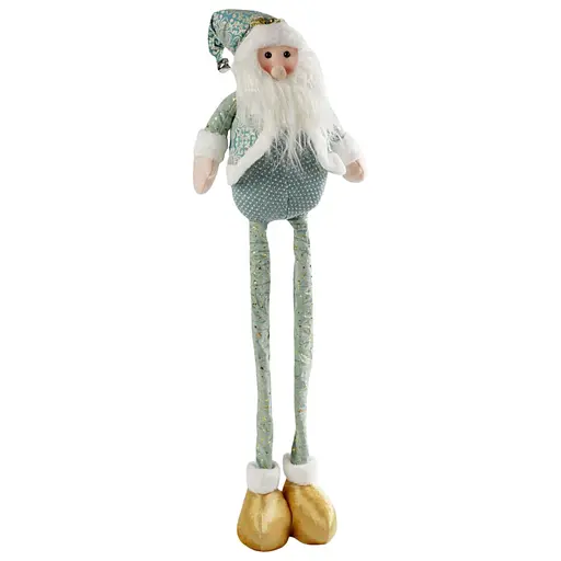 Новогодняя декоративная игрушка C 67847 с телескопическими ножками, дед мороз.