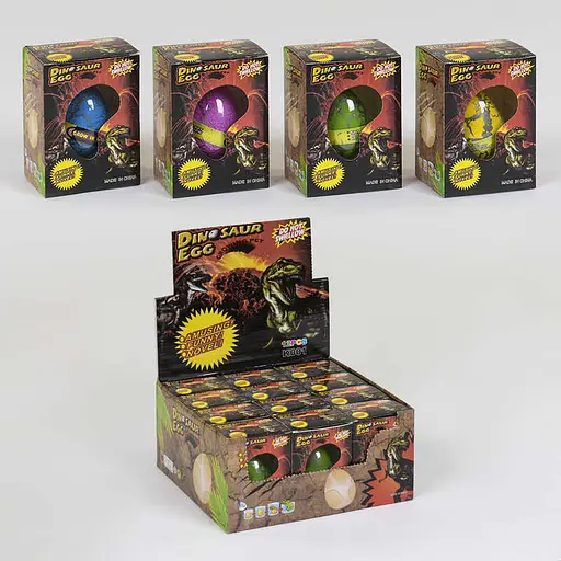 Зростаючі тварини в яйці "Динозаври" З 37603 (6900067376039) МІКС - фото 1