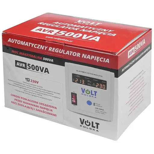 Стабилизатор напряжения Volt Polska AVR 500VA 8-11% - фото 6