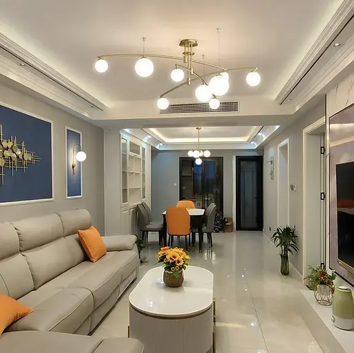 Aure – современная подвесная люстра в латунном каркасе | Ст. SGJ 8.9 AB | Line F - фото 10