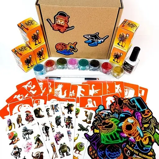 Подарочный набор "Брейнрот" Fresh Tattoo gift-box-brainrot-5kids - фото 2