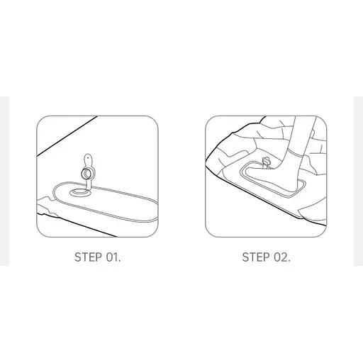 Матрас туристический надувной одноместный Naturehike CNK2550WS019, 200х60х6.5 см, синий со встроенной помпой для надува - фото 13
