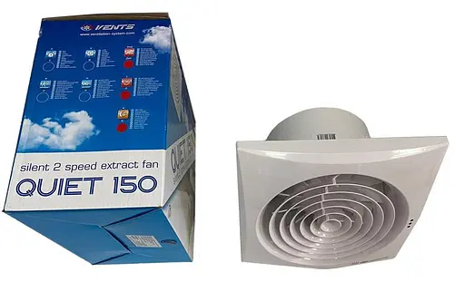 Вентилятор бытовой вытяжной Vents 150 Квайт Белый 30412 - фото 6