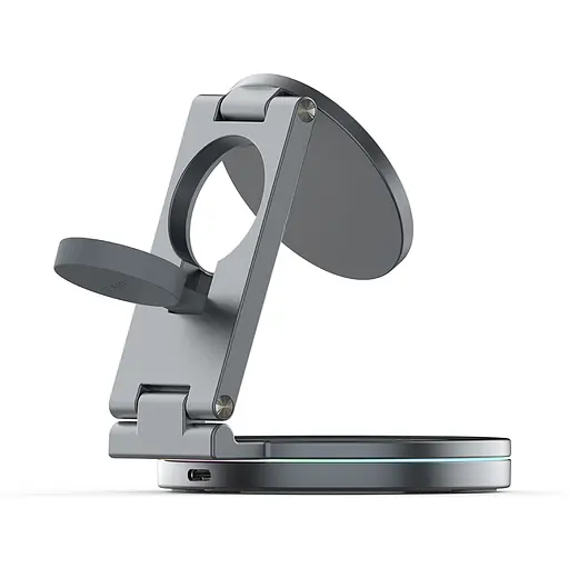 Бездротовий зарядний пристрій MAKE 3в1 Qi2 15W PS2 - фото 3