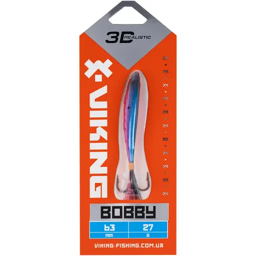 Бокоплав Viking Fishing Bobby 63mm 27.0g #01 Blue Glam - фото 2