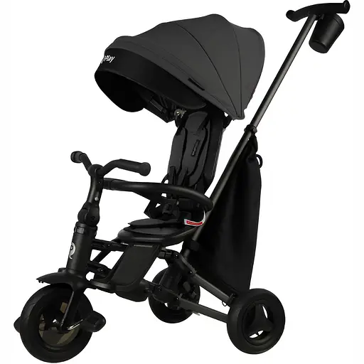 Велосипед трехколесный детский Nova+ Rubber складной Ultimate Black (S700-17Nova+RubberUB)