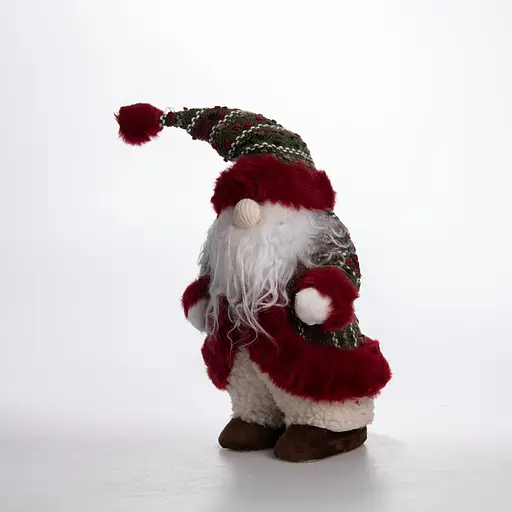 Новорічна фігурка Скандинавський Санта 15×14×38 см Червоний Yiwu CR-4-9 - фото 5