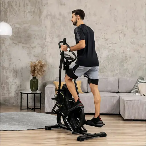 Орбитрек магнитный Hop-Sport HS-450B Dynamic черно-золотистый - фото 4