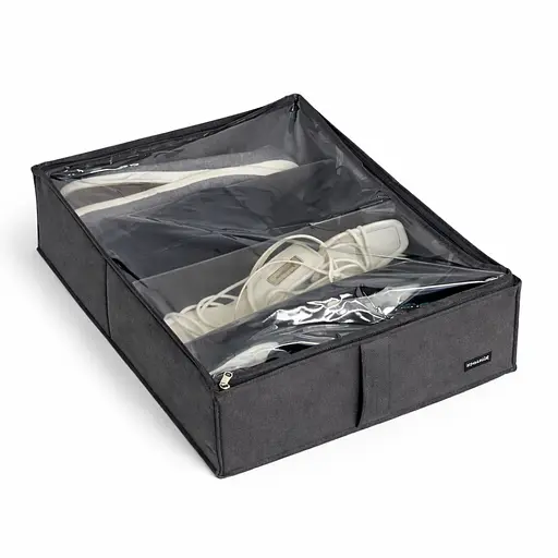 Органайзер ORGANIZE для демісезонного взуття зі з'ємними перетинками 50*35*14 см (сірий) - фото 1