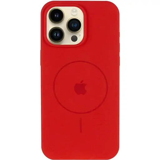 Чехол Epik Silicone Case Full Protective AA V2 with MagSafe для Apple iPhone 16 Pro Max 6.9 Красный/Red - фото 3