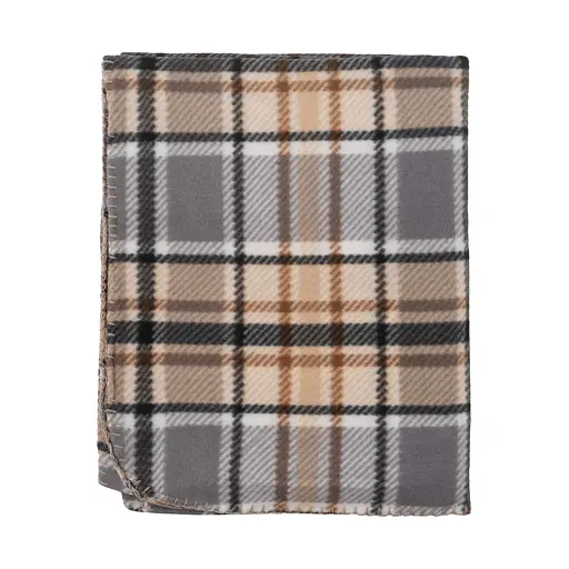 Плед Ardesto Fleece 130x160 см клеточка серый (ART0721PB) - фото 3