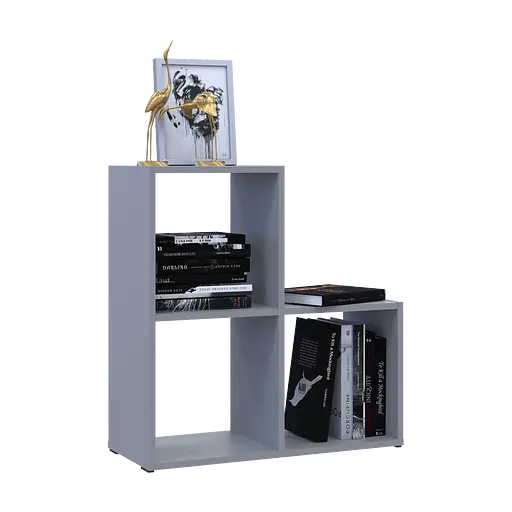 Стеллаж Doros Степь 2х2 Серый открытый 69х28.8х71.4 (41516177) - фото 5