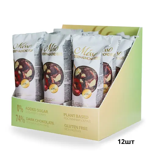 Цукерка Misso Вишня і мигдаль з корицею в шоколаді 45 г