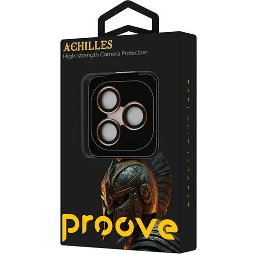 Захисне скло на камеру Proove Achilles для Apple iPhone 17 Pro/17 Pro Max Orange (CPPAIP17PM30) [156970] - фото 1