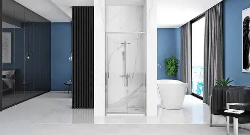 Душові двері Rea Rapid Slide 140 хром REA-K5604 - фото 4