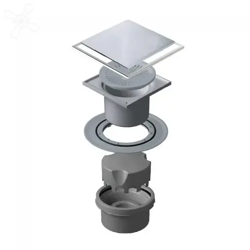 Душевой трап Pestan Confluo Plate Vertical 2в1 10х10 см (240159) - фото 5