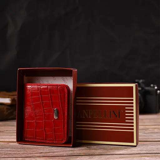 Кожаный женский кошелек Canpellini 10х9х1 см acs0025516 - фото 8