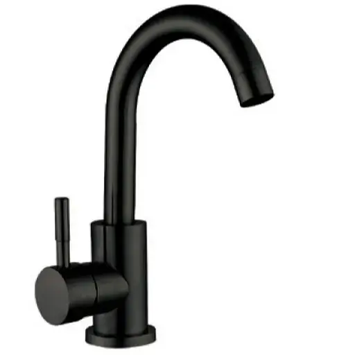 Змішувач для умивальника Mixxus SUS-011-B Black MI6045 Чорний матовий - фото 1