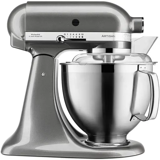 Планетарний міксер KitchenAid Artisan 4.8 л срібний медальйон (5KSM185PSEMS) - фото 1