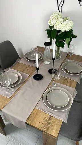 Комплект Доріжка водовідштовхувальна Капучино однотон 240х40 см 4 шт. - фото 6