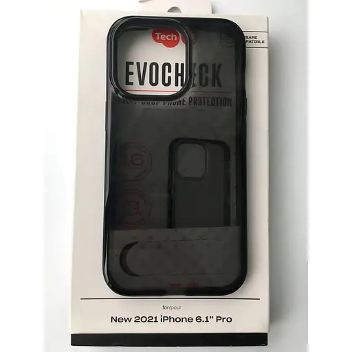 Оригинальный противоударный силиконовый чехол Tech21 Evo Check для iPhone 13 Pro Max (6.7") Black (T21-8966) - фото 4