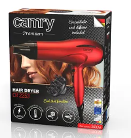 Фен із дифузором 2400 Вт Camry CR 2253 - фото 3