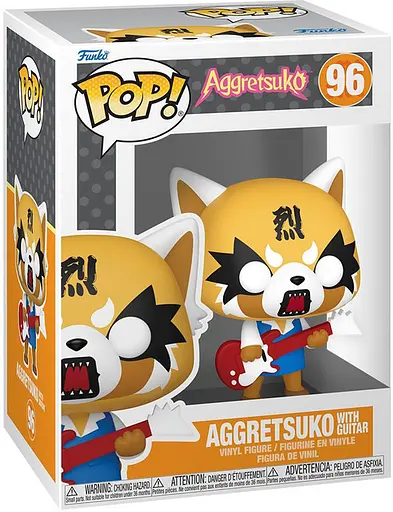 Фігурка Funko Pop Агресивна Рецуко з гітарою Aggretsuko with Guitar 10 см FP A 96 - фото 2