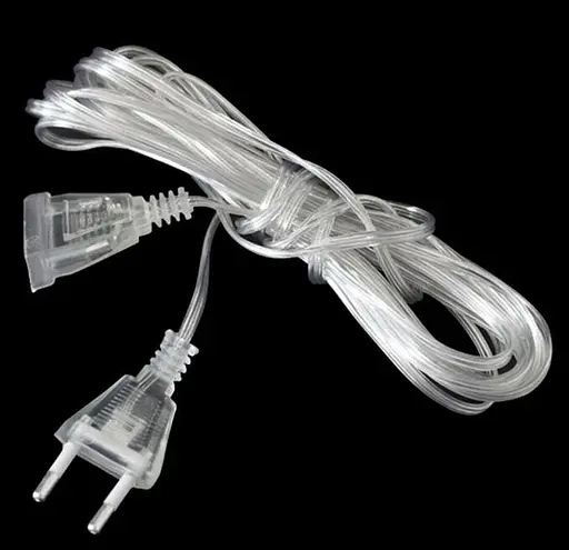Удлинитель для гирлянд 5м Прозрачный - фото 2