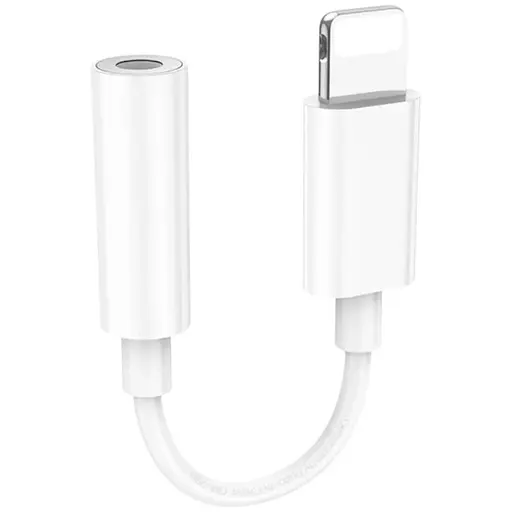 Кабель Hoco LS34 Original iP to 3.5 digital audio converter White - фото 1