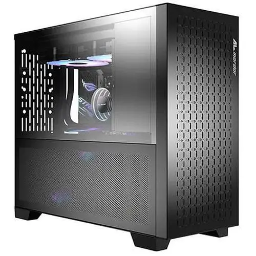 Корпус ALmordor Sparkle 170M Matx Lite чорний, без БЖ, Mini Tower, для Micro ATX / Mini ITX, 2xUSB 3.0, макс. CPU - 145 мм / VGA - - фото 1