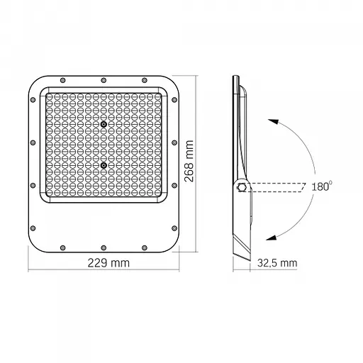 LED прожектор VIDEX PREMIUM F2 150W 5000K - фото 7