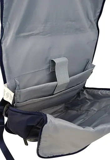 Женский городской рюкзак с вертикальной загрузкой 14L синий LS sum0028839 - фото 7