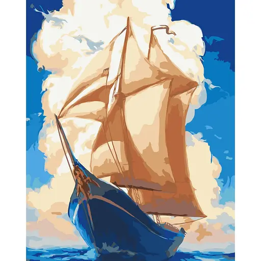 Картина за номерами ArtCraft Прогулянка морем без підрамника 40х50 см (10629-ACNF) - фото 1