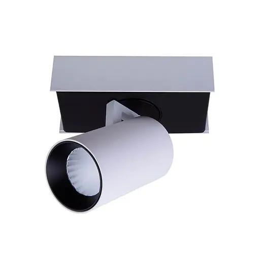 Точковий світильник MJ-Light S056 10W WH+BK 3000K - фото 1