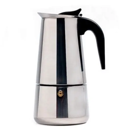 Гейзерная кофеварка A-Plus 2089 бытовая на 9 чашек 450 мл турка нержавеющая сталь - фото 1