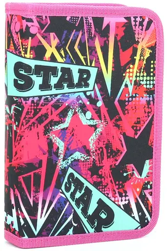 Пенал твердый без клапана, без наполнения, 20.5x14x4 см, KJ7067