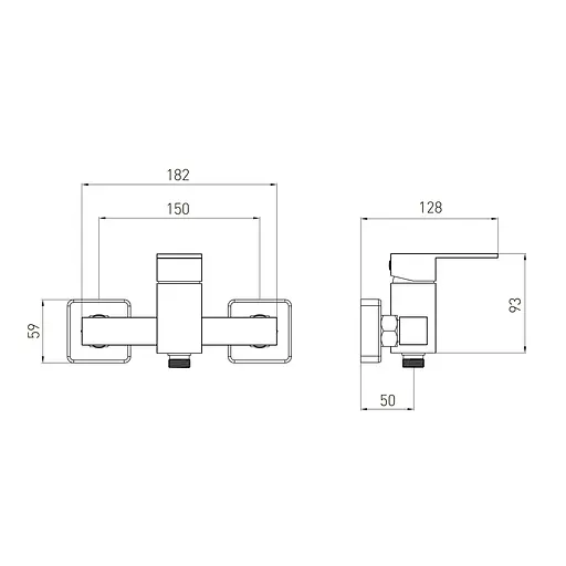 Змішувач для душу Volle Pardo cepillado oro 1548.100115 Золотий - фото 2