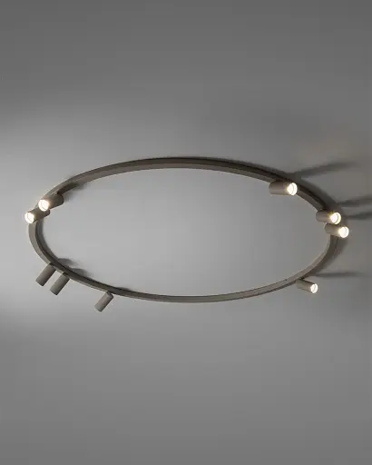 Люстра Nowodvorski 11954 Fourty Round GU10 R35 9x10W IP20 бежева - фото 2