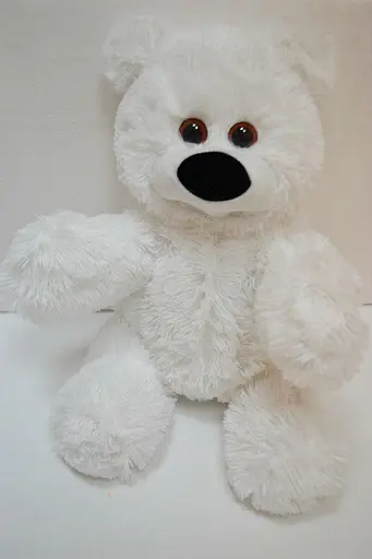 Ведмедик Бублик Alina 45 см білий - фото 4