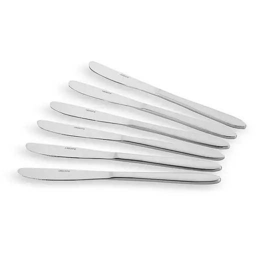 ARDESTO Набор столовых ножей Black Mars Ether, 6 приборов, нержавеющая сталь.